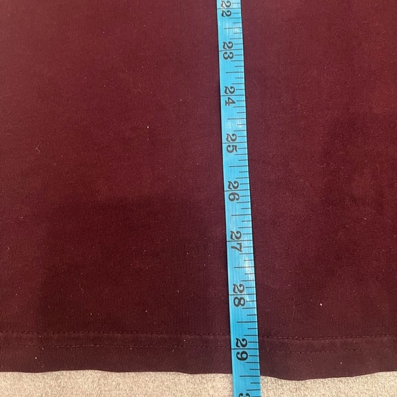 [L]Playboy Play Forever Logo Burgundy L/S Pullover Crew Shirt - Picture 6 of 8